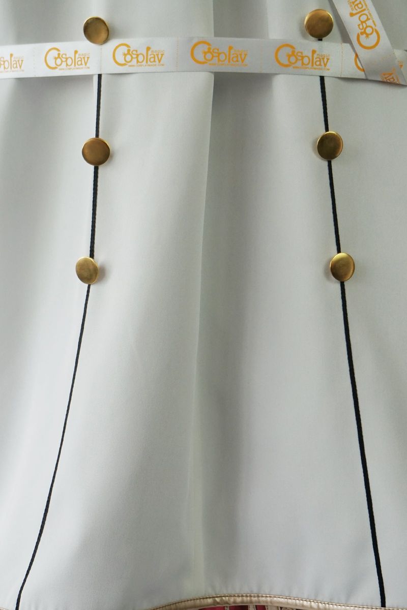 Celica White and Purple Warrior Cosplay Costume