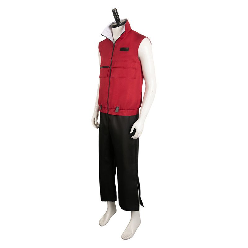Boy Red Outfit Cosplay Costume