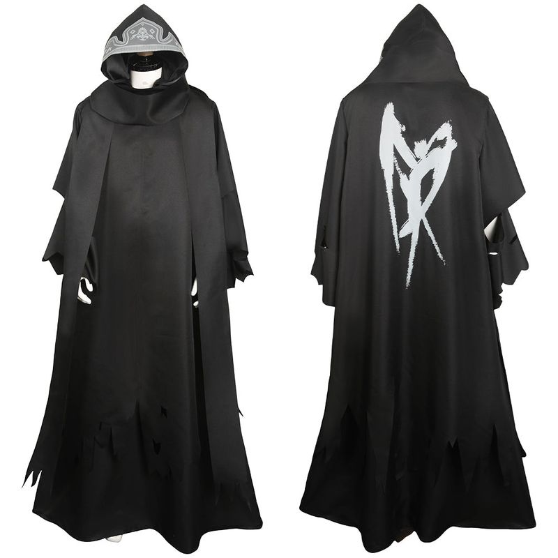 Sephiroth-clone Black Robe Cosplay Costume