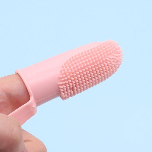 Pet teeth cleaning finger toothbrush (for dogs and cats)