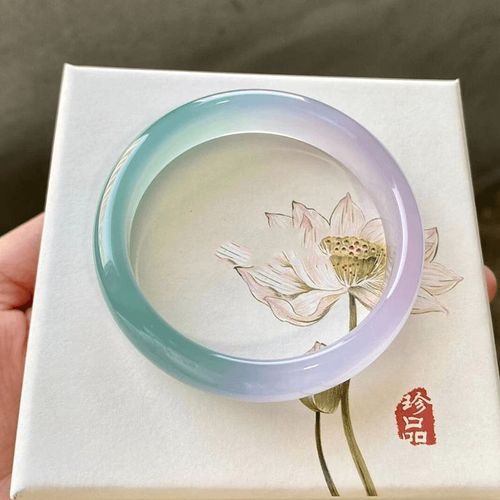 Chinese Cultural Creative Traditional Jade Bangle Bracelet - Fashion Oriental Elegance Jewelry