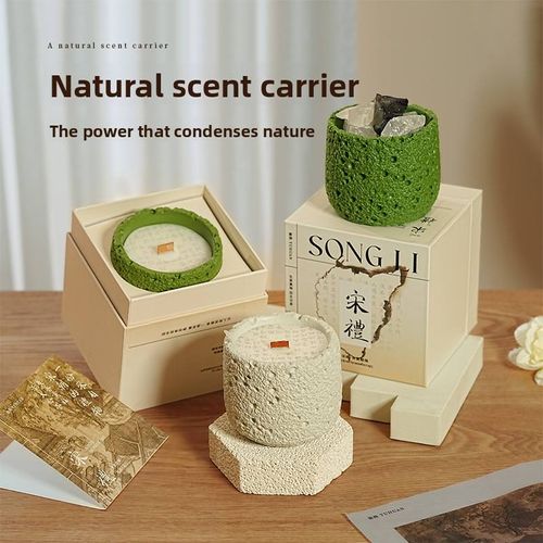 Songli Lengshan High-End Creative Gift Set Handmade Modern Aromatherapy Soy Wax Candle Long-lasting Fragrance for Bedroom
