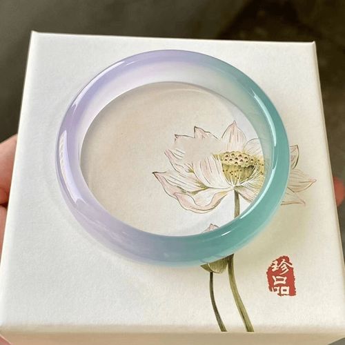 Chinese Cultural Creative Traditional Jade Bangle Bracelet - Fashion Oriental Elegance Jewelry