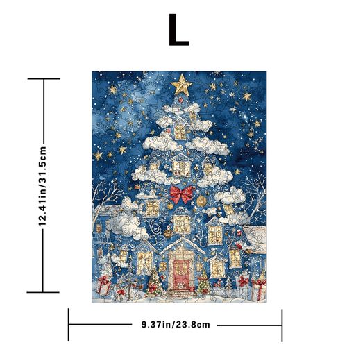 Wooden Christmas Tree Puzzle Toy DIY TOY Irregular-Shaped Puzzle Game Piggy Bank Gift Stress-Relieving Game