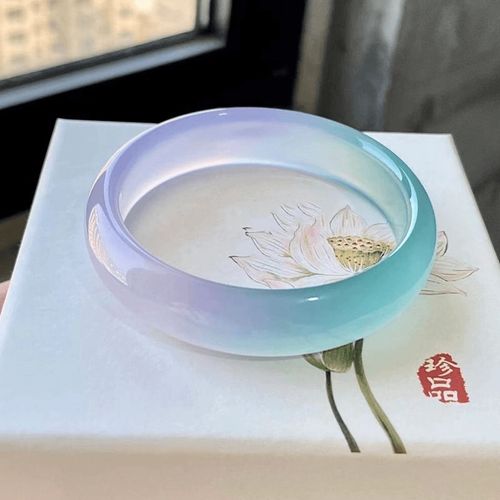 Chinese Cultural Creative Traditional Jade Bangle Bracelet - Fashion Oriental Elegance Jewelry