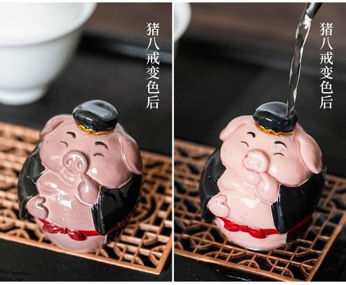 Journey to the West Color-Changing Tea Pets - Sun Wukong-Tang Monk - Raisable Resin Tea Table Decor - Multiple Styles - Holiday Gift