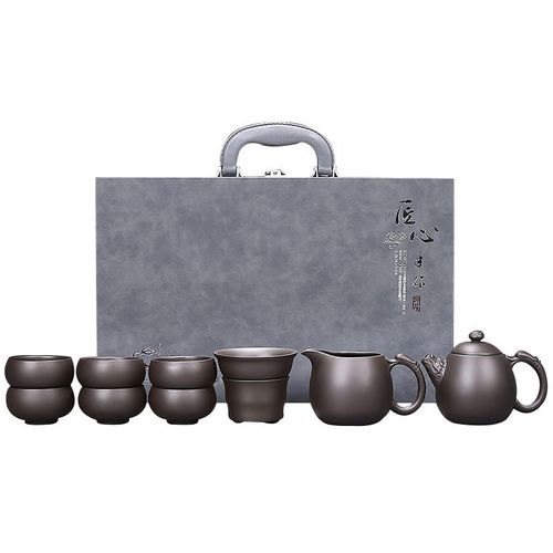 Chinese Luxury Zisha Teaware Set Exquisite Home Tea Service for Sophisticated Entertaining Complete Ceramic Kit