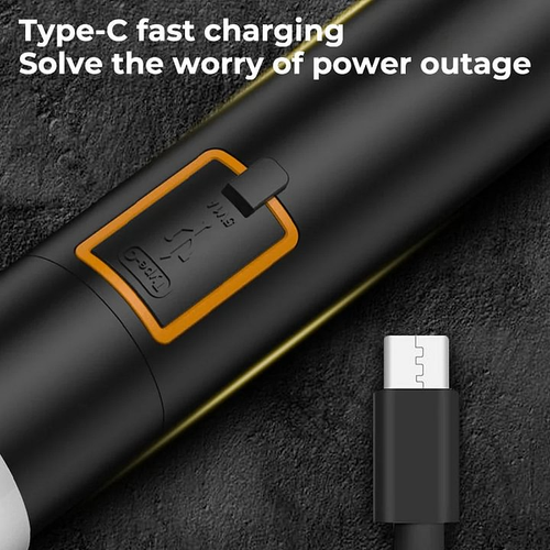 S18 Flashlight(Get free 1*data cable）