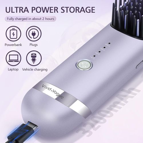 练🔥Hot Seller🔥 COD！Steam Hair Comb 3-in-1 Spray Hair Brush for Detangling Long & Short Hair