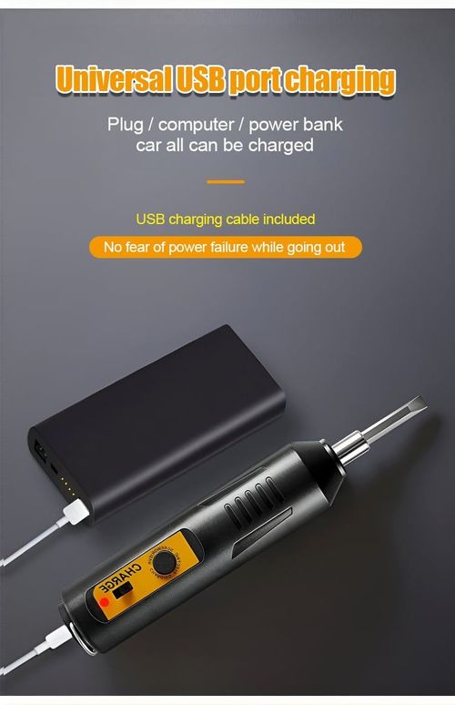 Household portable electric screwdriver set