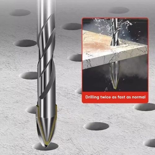 High-strength eccentric twist drill bit（6+8+10+12mm）