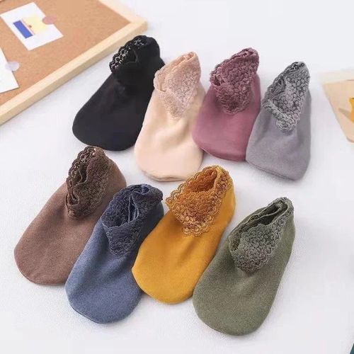 8 Pairs Of All Colors New Fashion Lace Warmer Socks(One size fit all)