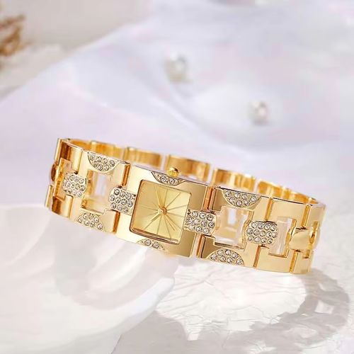 Luxury Rhinestone Women's Watch Reloj Mujer Girls Clock Gift Fashion Square Quartz Watch