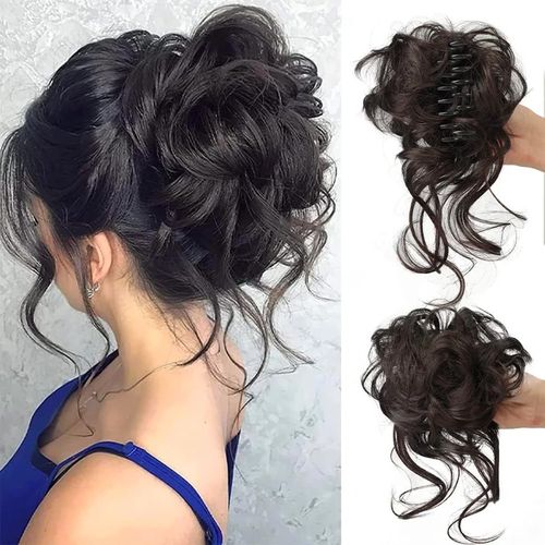 Big Black Friday Sale----Buy 1 Get 1 Free - Curly Bun Hair Claw Clips