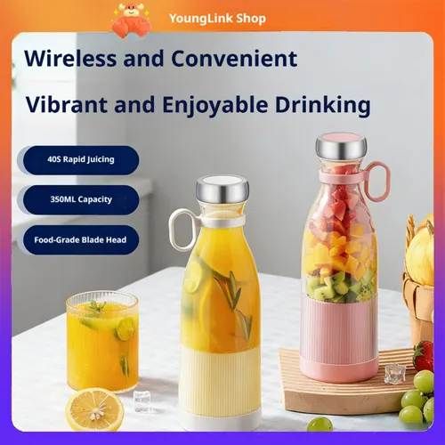🥤 Portable Mini USB Rechargeable Blender Cup 350ml