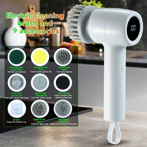 👍 Wireless Electric Cleaning Brush