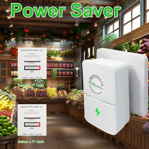 Household Power Saver Energy Electricity Plastic Portable Multifunctional UK Electricity Saving Box Socket