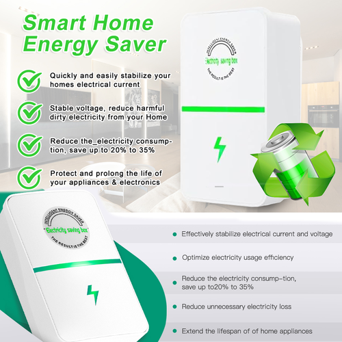 Household Power Saver Energy Electricity Plastic Portable Multifunctional UK Electricity Saving Box Socket