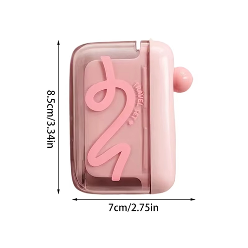 Automatic Pop up Dental Floss Box Portable Teeth Cleaning Dispenser Refillable Case Storage Box  Includes 100 dental floss picks
