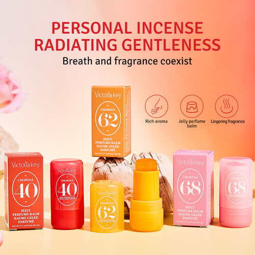 3-Piece Pocket Solid Perfume Balm Set Cheirosa Fragrance Long Lasting Portable Body Fragrance Balm Gift Box Set