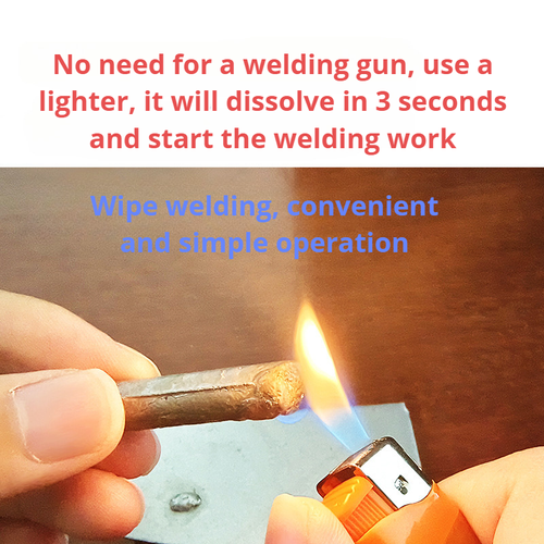 20pcs Easy Melt Copper Welding Rods Low Temperature Aluminum Stainless Steel For Repairing Holes In Metal Rack