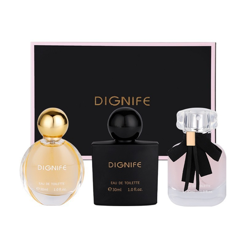 DIGNIFE Floral Scent Women's Regular Size Spray Perfume Three-Piece Cross-Border Gift Set for Home Use Long Lasting Modern Style