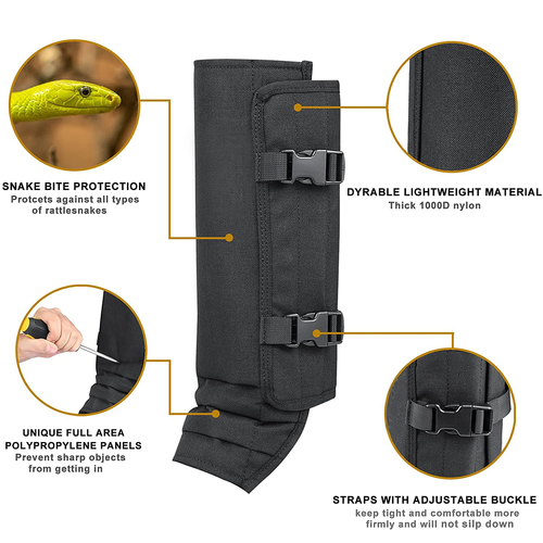 Waterproof Protection for Lower Legs Leg Gaiters Leggings Snake Gaiters for Hunting
