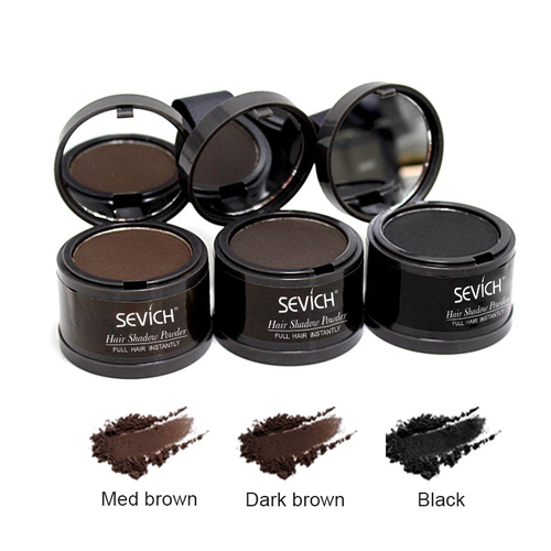 Black 4g Magic Root  Touch up Fast Cover Long Lasting Waterproof Natural Hairline Shadow Powder Concealer Unisex