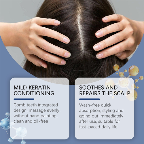 Hair Growth Serum Protects Scalp and Hair Nourishing Volumized Refreshing Jojoba Oil Herbal Hair Care Essence