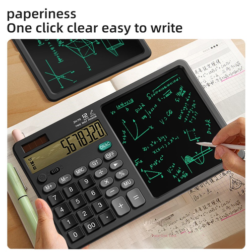 Solar Business Office Portable Scientific Calculator LCD Handwriting Tablet Drawing Board