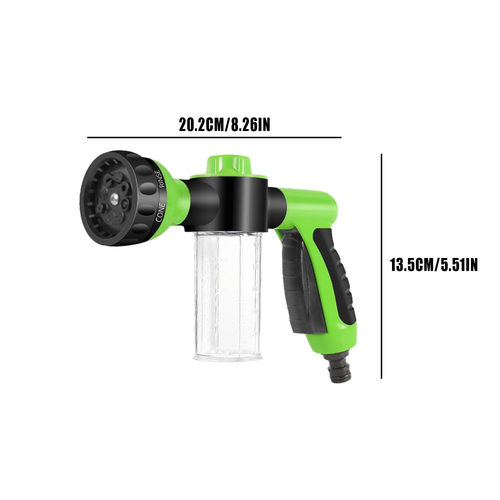High Pressure 8 in 1 Pet Bathing Water Gun Car Wash Water Gun Spray Bottle Watering Hose Spray Gun Watering Flowers Sprayer
