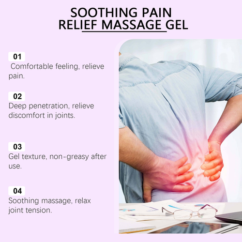 Soothing Pain Relief Massage Gel Smoothing Bruises Knee and Joint Muscle Soreness