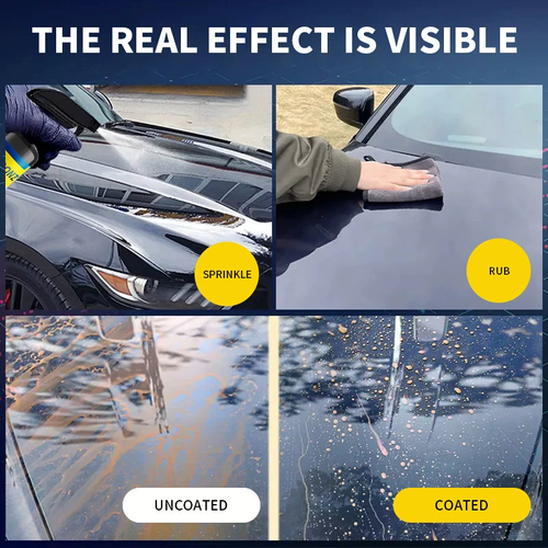 Car Paint Refurbishment Brightening Multifunctional Car Dust and Dirt Removal Cleaning Crystal Plating Coating Agent Two Per Set