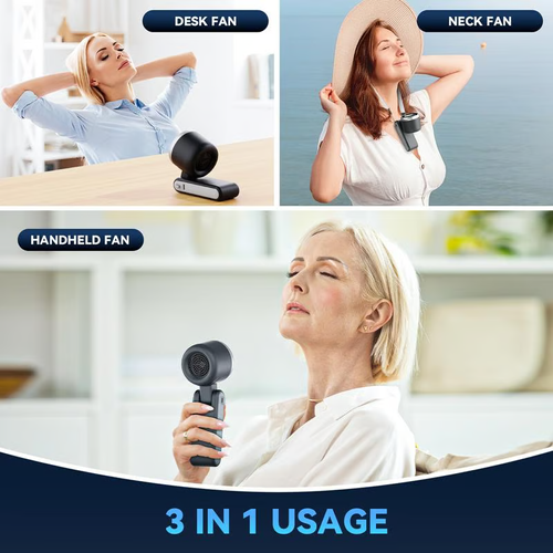 🔥Last day event promotion☀️Summer outdoor essential - portable handheld turbo fan