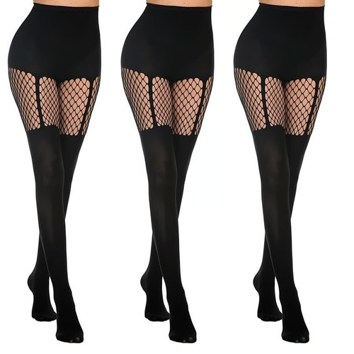 ✨🔥Women's Sexy Fishnet Mock Thigh High Stockings