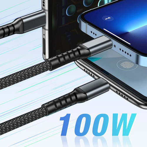 Transparent Light-Emitting 3-in-1 Super Fast Charging Cable