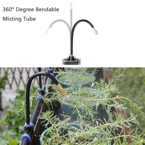 🚿360° curved garden automatic irrigation system