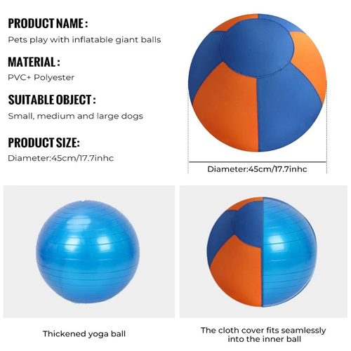 Pet Teeth Grinding Inflatable Training Ball