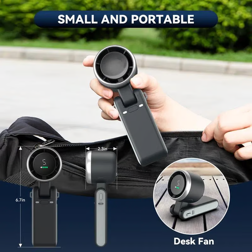🔥Last day event promotion☀️Summer outdoor essential - portable handheld turbo fan
