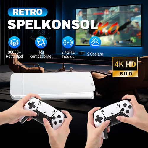 Black and White Classic Home Retro Dual Game Sticks - Relive the Arcade Era