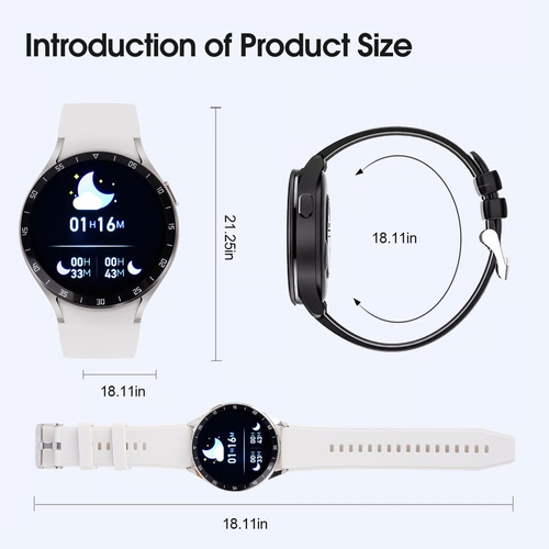 1.39  IPS Large Touch-Screen IP67 Waterproof Rugged Fitness Tracker Smartwatch