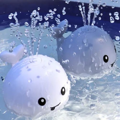 🔥 Spraying Whale Toy