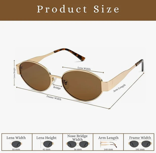 🔥Bollywood Star style | Trendy Metal Sunglasses😎