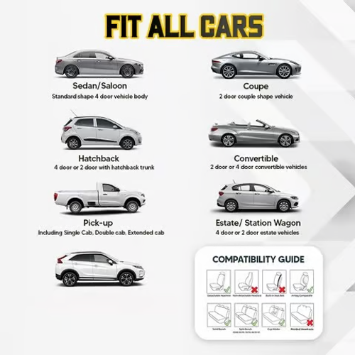 🔥🔥Breathable & Anti-Slip Viscose filament Car Seat Covers