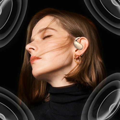 🎧✨ Wireless Open Ear Headphones with LED Display