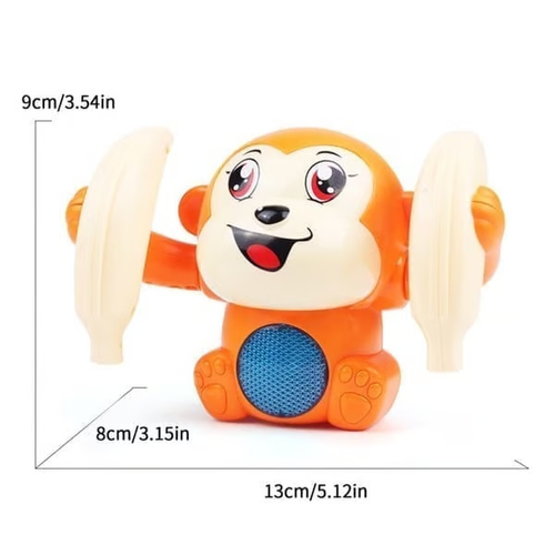 🐒Early infant electric flip and head monkey toys