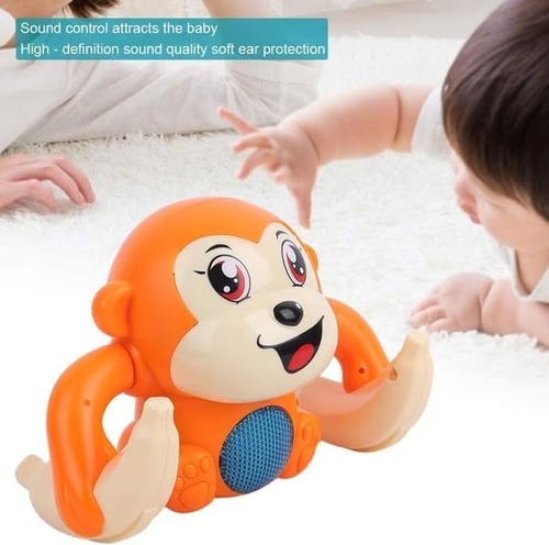 🐒Early infant electric flip and head monkey toys