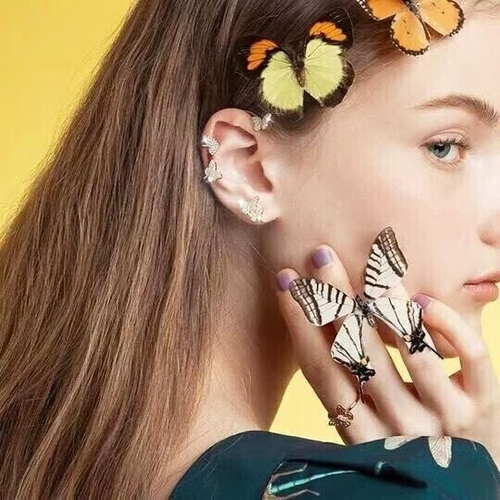 🎁Last day for 50% off -Zircon Butterfly Earrings
