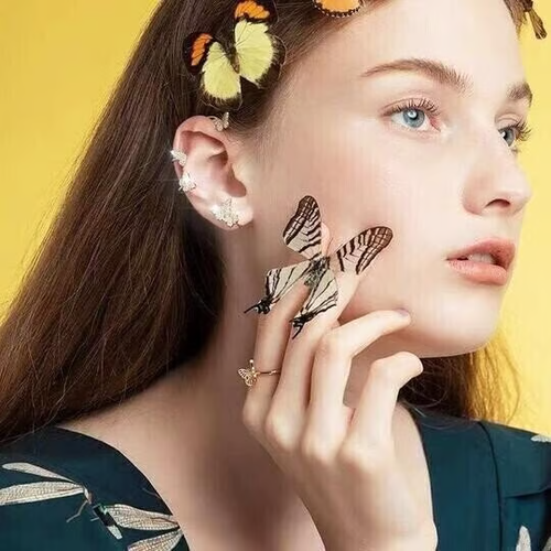 🎁Last day for 50% off -Zircon Butterfly Earrings