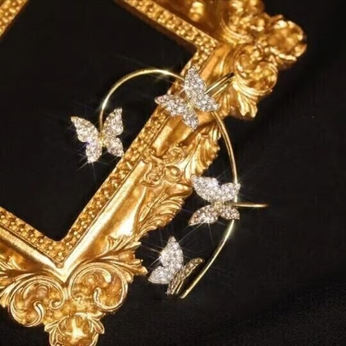 🎁Last day for 50% off -Zircon Butterfly Earrings